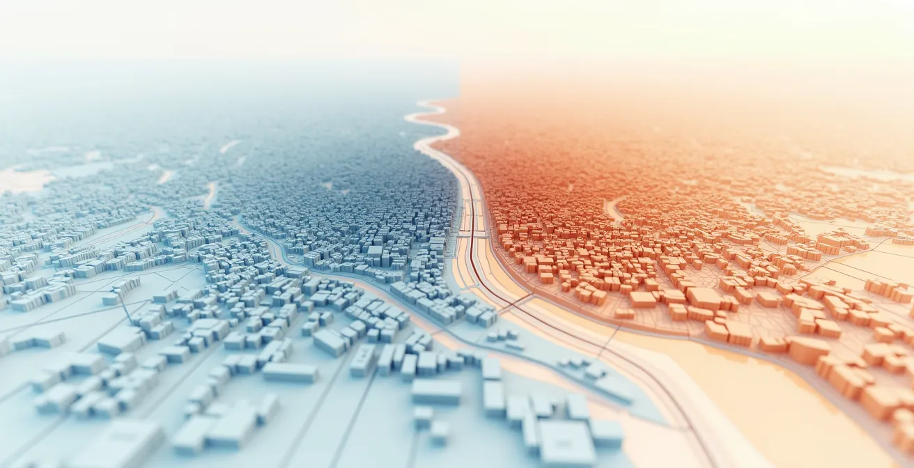 Carte de Toulouse montrant les zones éligibles Pinel en périphérie et Denormandie en centre-ville