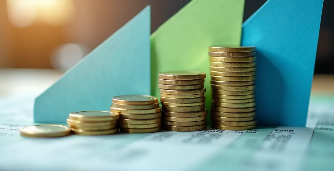 Représentation visuelle de l'optimisation des coûts de TMA par regroupement