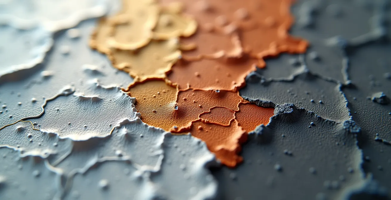 Carte conceptuelle de Toulouse montrant les différents pôles économiques pour diversifier l'investissement